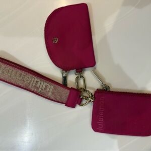 Lululemon Pink Keychain Set